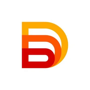 Letter D logo Stock Illustration
