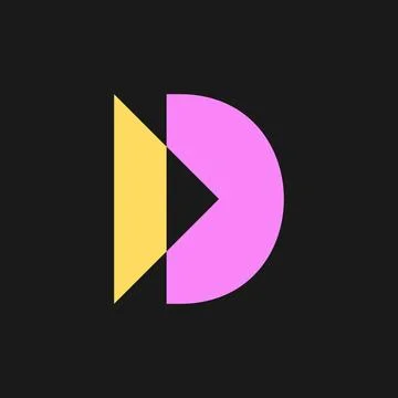 Letter D logo Stock Illustration