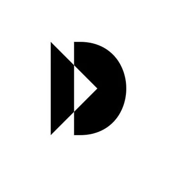 Letter D logo Stock Illustration