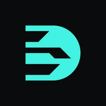 Letter D logo Stock Illustration