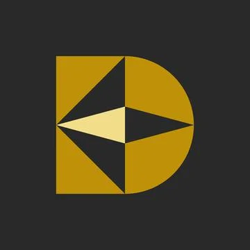 Letter D logo Stock Illustration