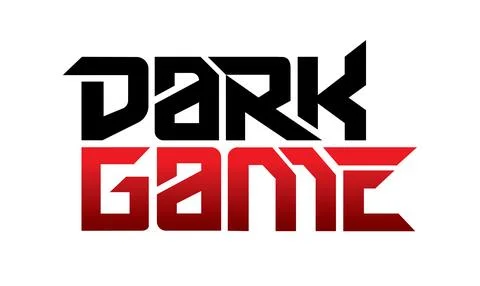Letter dark game design vector Stock Illustration