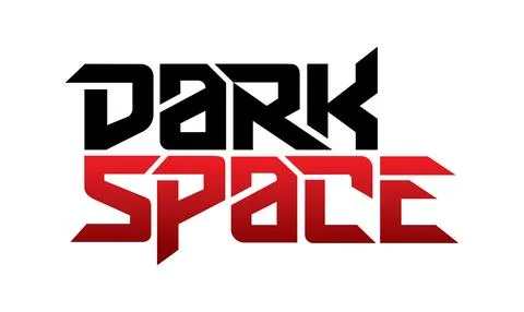 Letter dark space design vector Stock Illustration