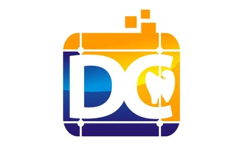 Letter DC precision accurate efficiency orthodontics Stock-Illustration