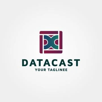 Letter DC vector logo design template Stock Illustration