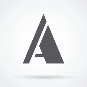 Letter a design Stock Illustration