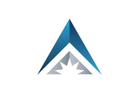 The Letter A Design Stock Illustration