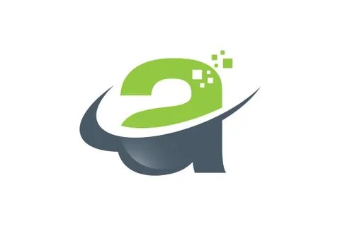 The Letter A Design Stock Illustration