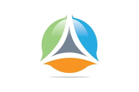 The Letter A Design Stock Illustration