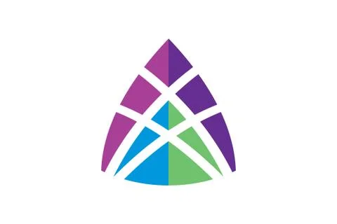 The Letter A Design Illustrazione stock