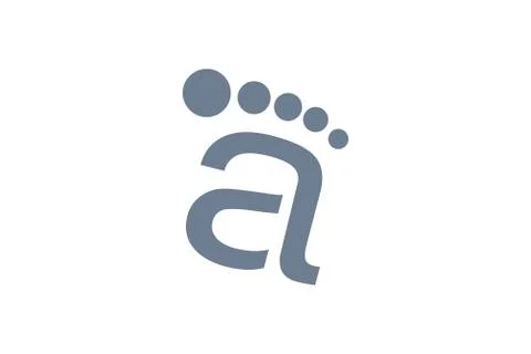 The Letter A Design Illustrazione stock