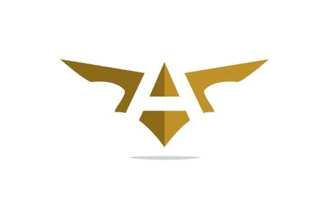 The Letter A Design Stock Illustration