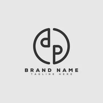 Letter dp logo Stock Illustration