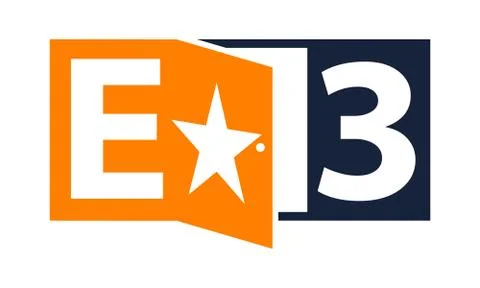 Letter E 3 Logo Design Template Vector Stock-Illustration