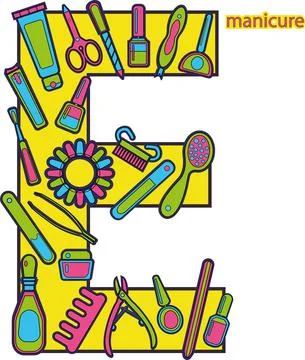 Letter E Stock Illustration