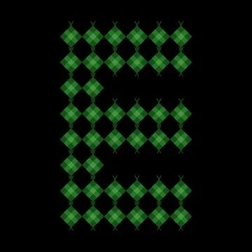 Letter E ketupat. Eid al-Fitr and Adha holiday dishes. Ketupat in organic g.. Illustrazione stock