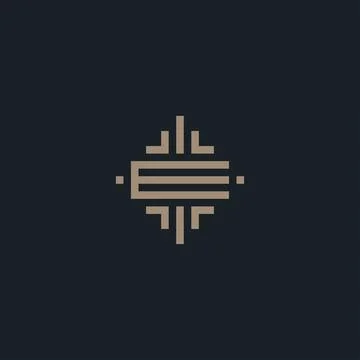 Letter E logo design inspiration vector template. Monogram E icon	 Stock Illustration