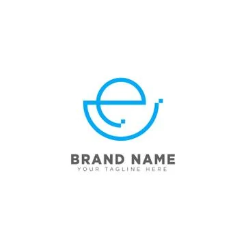 Letter E logo design template vector illustration for business brand Stock Illustration