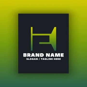 Letter E logo design template Stock Illustration