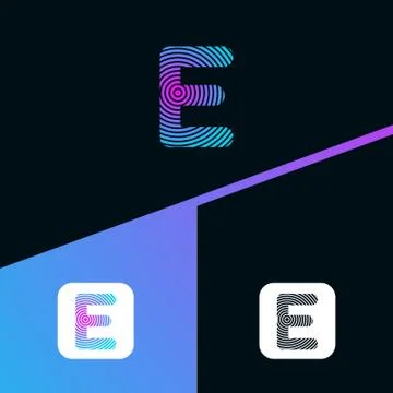 Letter E logo icon design template elements	 Stock Illustration