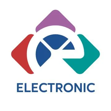 Letter e logo Stock Illustration