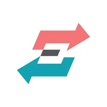 Letter E logo Stock Illustration