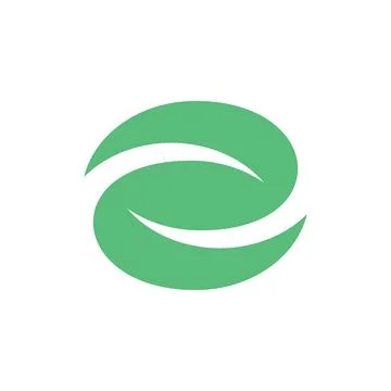 Letter E logo Illustrazione stock