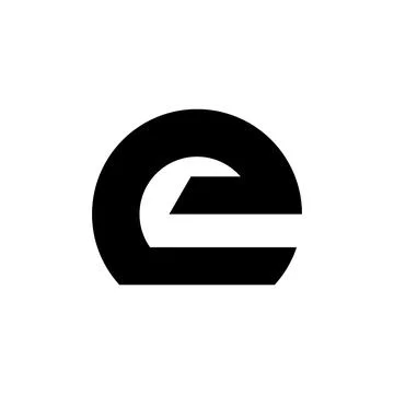 Letter E logo Stock Illustration