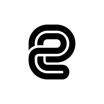 Letter E logo Stock Illustration