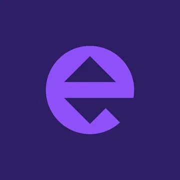 Letter E logo Stock Illustration