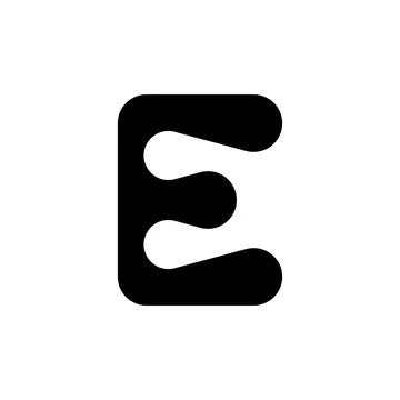 Letter E logo Illustrazione stock