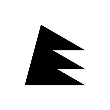 Letter E logo Stock Illustration