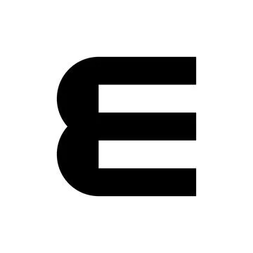Letter E logo Stock Illustration
