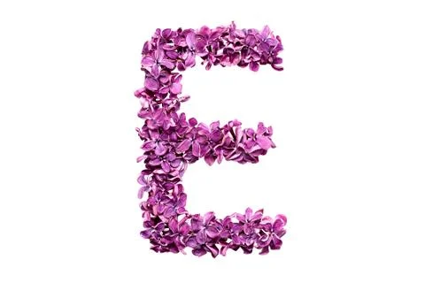Letter E Stock-Fotos