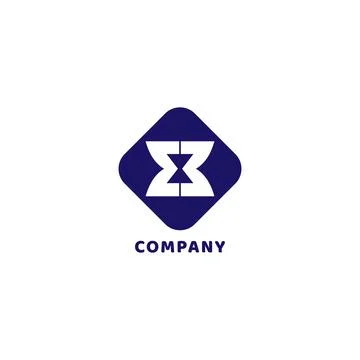 Letter EB Alphabetic Logo Design Template, Initial Logo Concept, Hourglass Ilustración de archivo