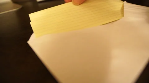 Letter Envelope Stock Footage 68195906