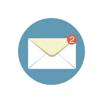 Letter envelope with paper document vector illustration Stock Illustration