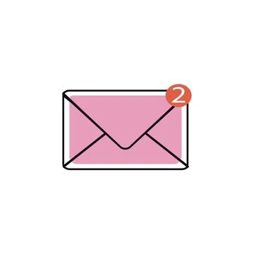 Letter envelope with paper document vector illustration Stock Illustration