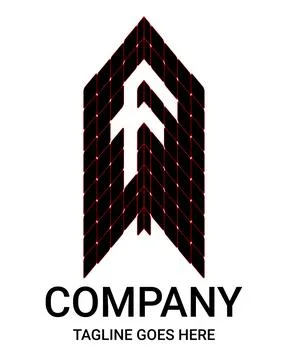 Letter 'f' Construction vectors logo. Creative Vector Logo Design House, Bu.. Ilustración de archivo