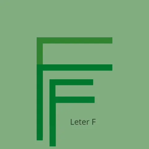 Letter f Vídeo Stock 210802405