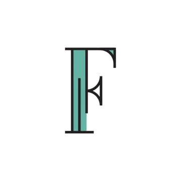 Letter F 库存插图
