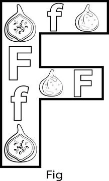 Letter F Stock Illustration