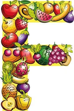Letter F Stock Illustration