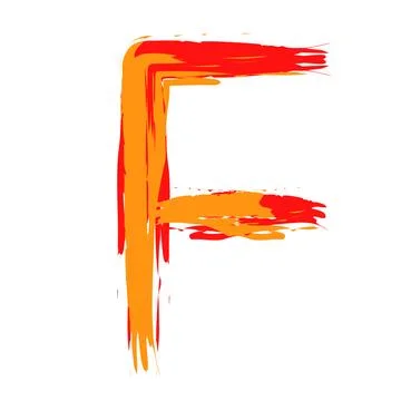 Letter F Stock Illustration