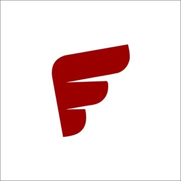 Letter F logo design vector initials f logo vector Stock Illustration
