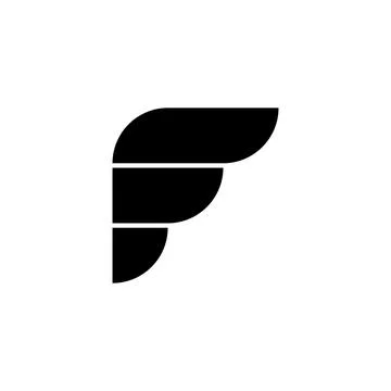 Letter F logo Stock Illustration