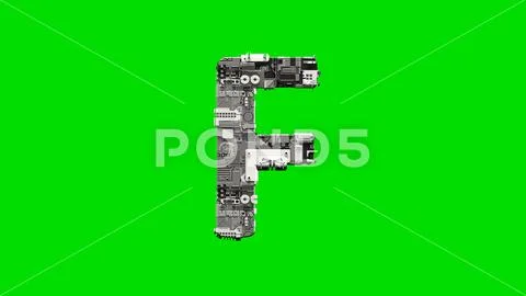Silver, Letters, Alphabet, Numbers Stock Illustration