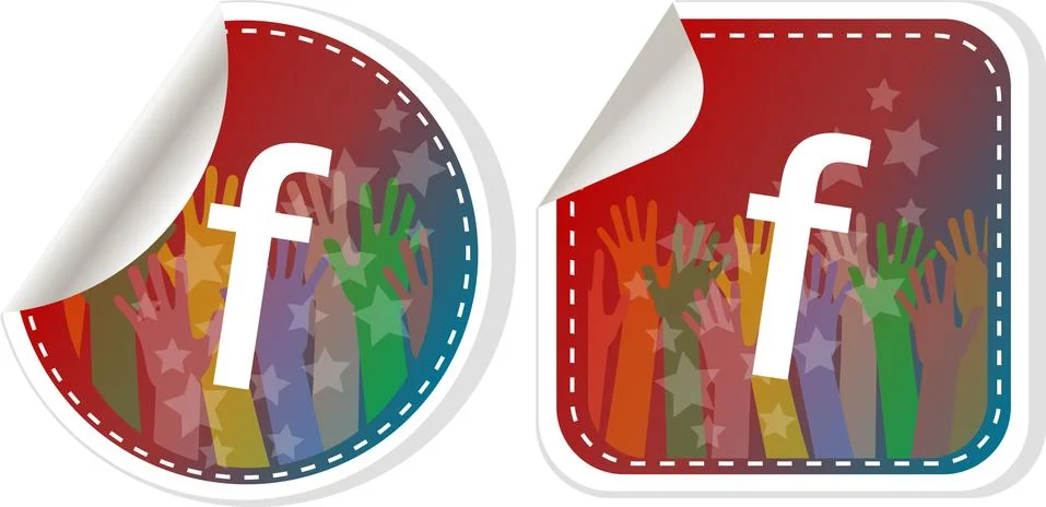 Letter F in the web button. web icon logo design template elements 스톡 일러스트