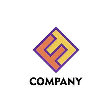 Letter FF logo, Typography Logo, Health and Care Images, Brand Identity, Sto Stock Illustration