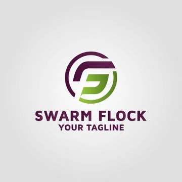 Letter FS vector logo design Stock Illustration